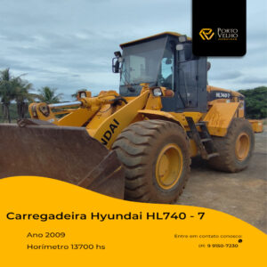 Pá Carregadeira Hyundai HL740-7
