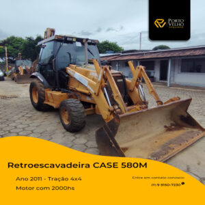 Retroescavadeira CASE 580M
