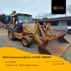 Retroescavadeira CASE 580M