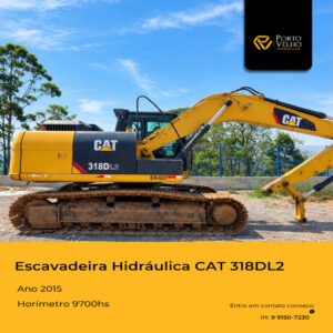 Escavadeira Hidráulica CAT318DL2