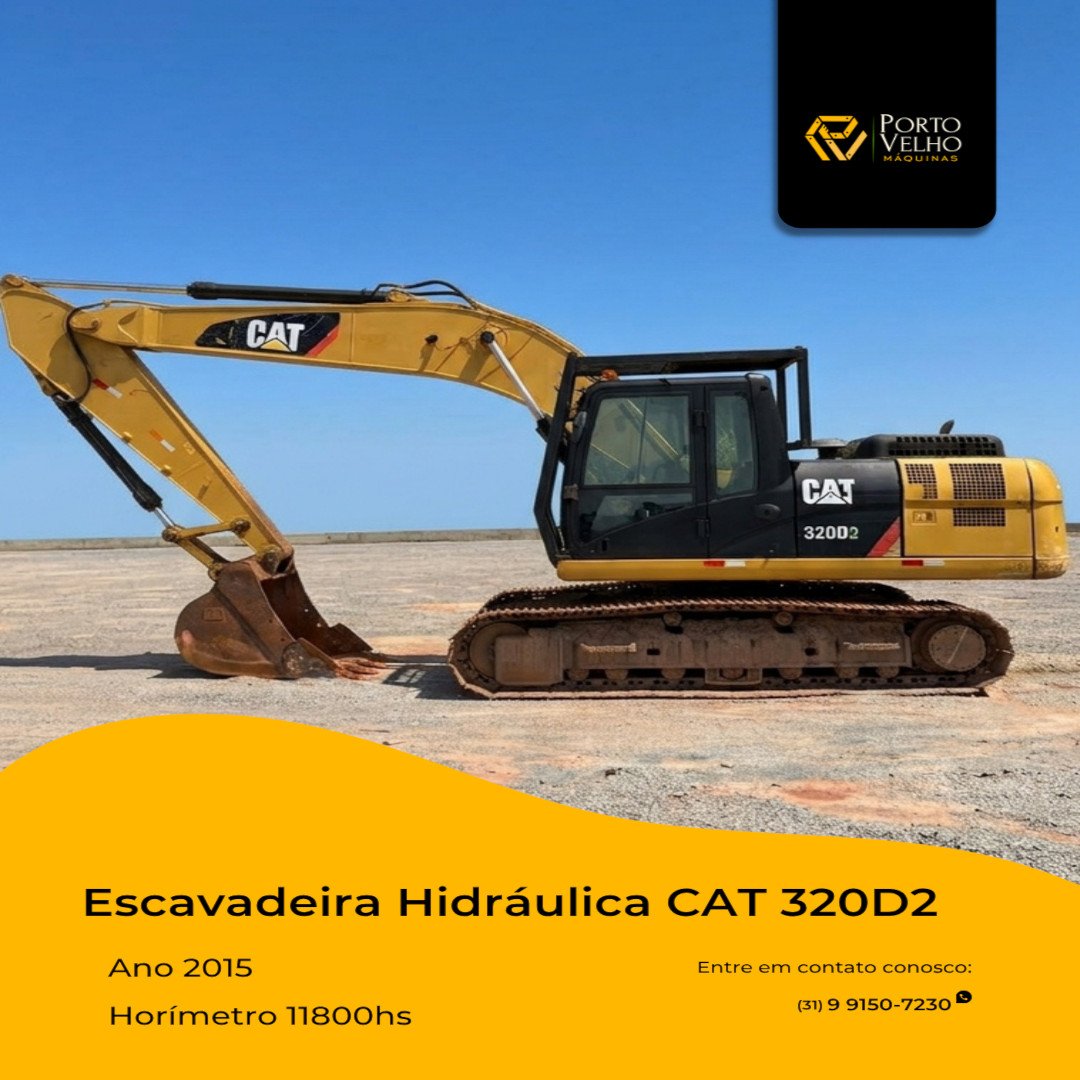 Escavadeira Hidráulica CAT 320D2